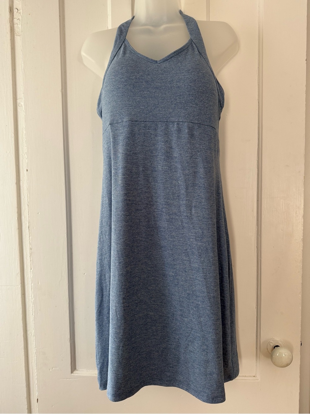 Kyodan Heather Blue Halter Sun Dress